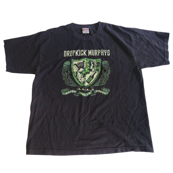 Dropkick Murphys 2011 Tour T-Shirt Going Out‎ In Style Cities Dates On Back 2XL - Picture 1 of 9